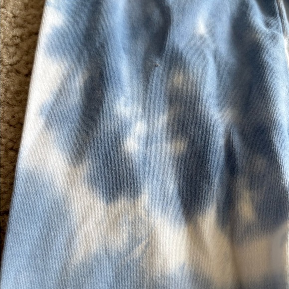 Baby Noomie 2 Piece Pima Cotton Tie Dye Blue White Pjs Pajamas Size 5 - Picture 7 of 15